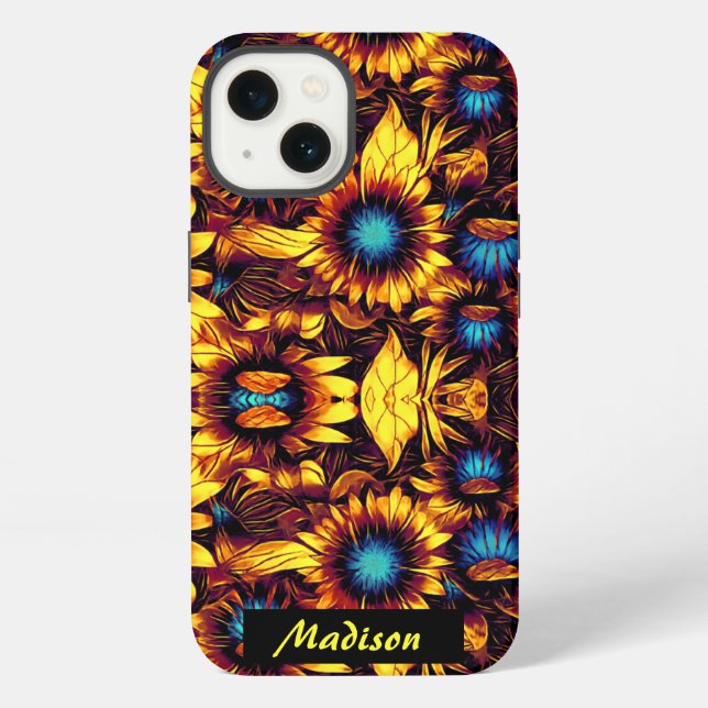 Luminous Sunflowers Case-Mate iPhone Case (Back)