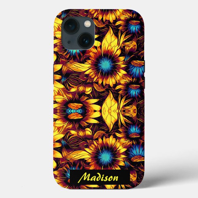Luminous Sunflowers Case-Mate iPhone Case (Back)