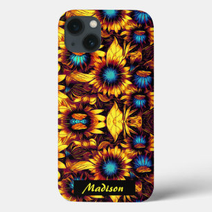 Luminous Sunflowers iPhone 13 Case