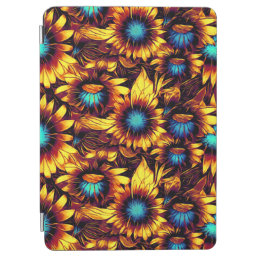 Luminous Sunflowers iPad Air Cover