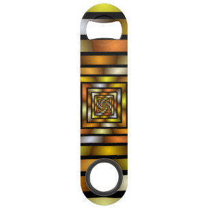 Luminous Tunnel Colorful Trippy Fractal Graphic Bar Key