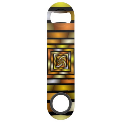 Luminous Tunnel Colorful Trippy Fractal Graphic Bar Key