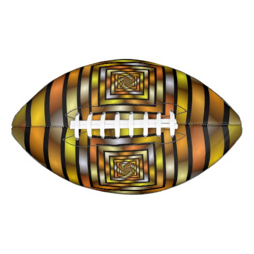 Luminous Tunnel Colorful Trippy Fractal Graphic Football