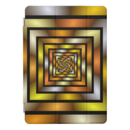 Luminous Tunnel Colorful Trippy Fractal Graphic iPad Pro Cover