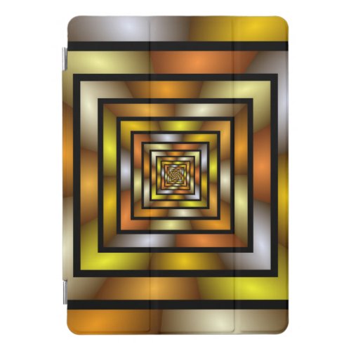 Luminous Tunnel Colorful Trippy Fractal Graphic iPad Pro Cover