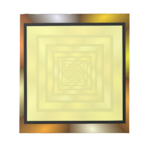 Luminous Tunnel Colorful Trippy Fractal Graphic Notepad