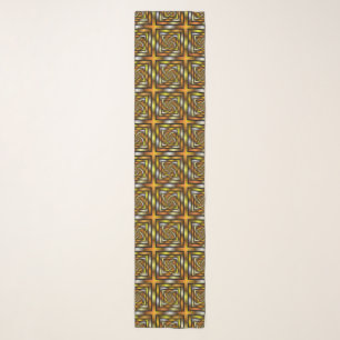 Luminous Tunnel Colorful Trippy Fractal Graphic Scarf