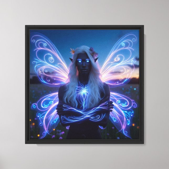 Luminous Veil Canvas Print (Front)