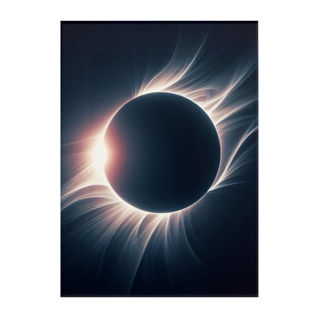 Luminous Void Eclipse Acrylic Print (Front)