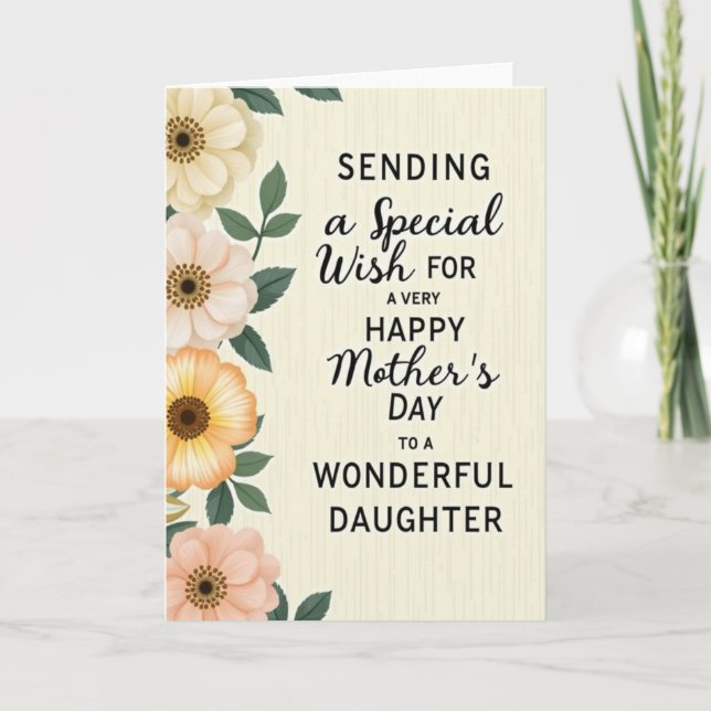 Luminous Watercolor Mothers Card (Front)