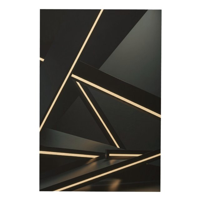 Luminous Wood Wall Art (Front)
