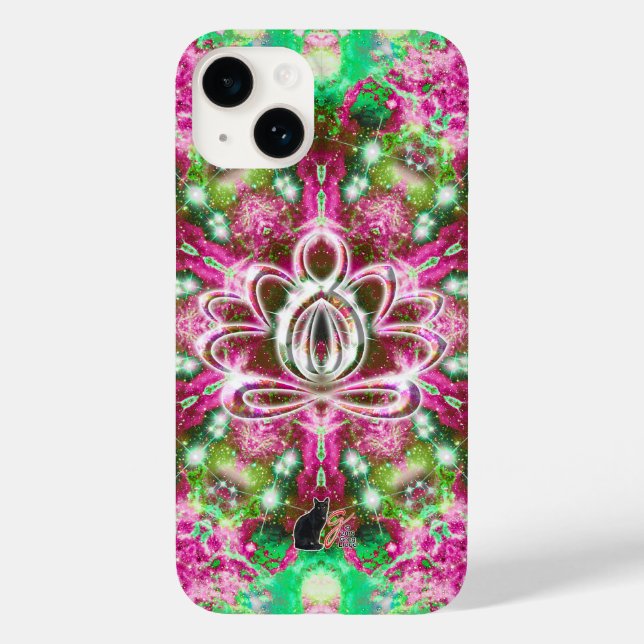 Luminous Zen Lotus Case-Mate iPhone Case (Back)
