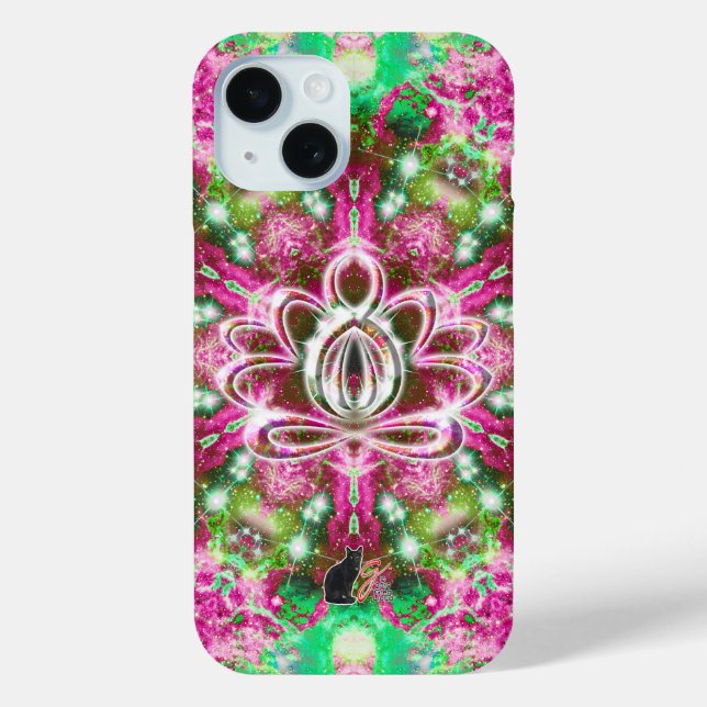 Luminous Zen Lotus Case-Mate iPhone Case (Back)