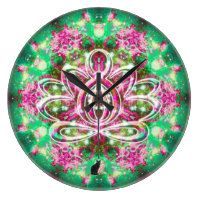 Luminous Zen Lotus Clock