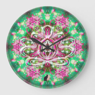 Luminous Zen Lotus Clock