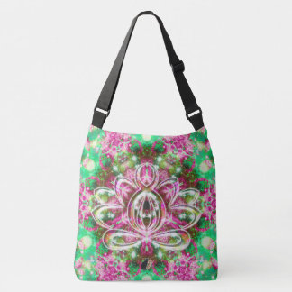Luminous Zen Lotus Crossbody Bag