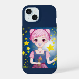 Lumi's world anime art iPhone 15 case
