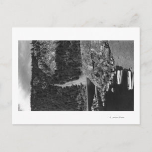 Lummi Island, WA - Lummi Rocks View with Row Postcard