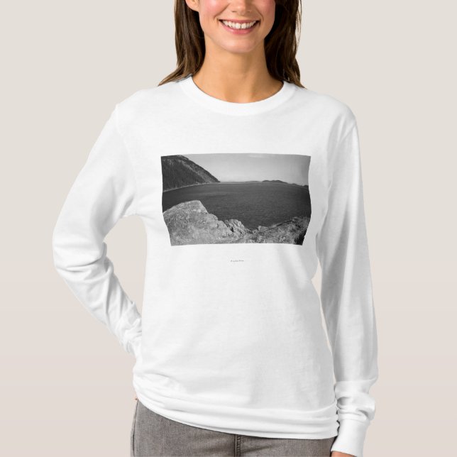 Lummi Island, WA - View from Lummi Rocks T-Shirt (Front)