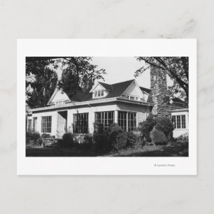 Lummi Island, WA - View Loganita Lodge Photograp Postcard
