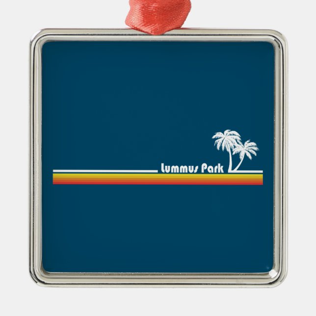 Lummus Park Florida Metal Ornament (Front)
