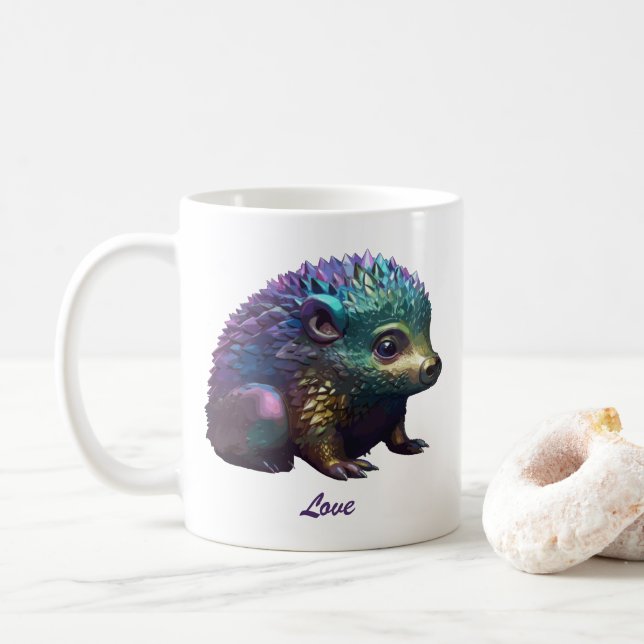 Lumos the Hedgehog Coffee Mug (With Donut)