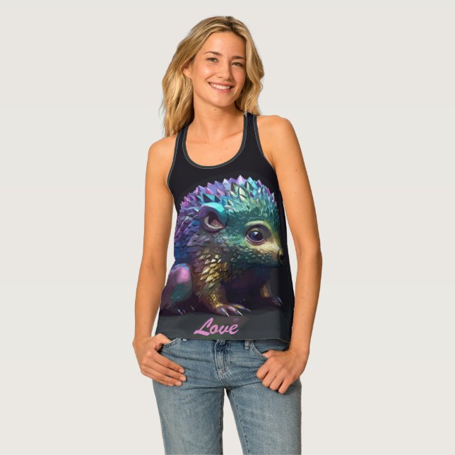 Lumos the Hedgehog Tank Top (Front Full)
