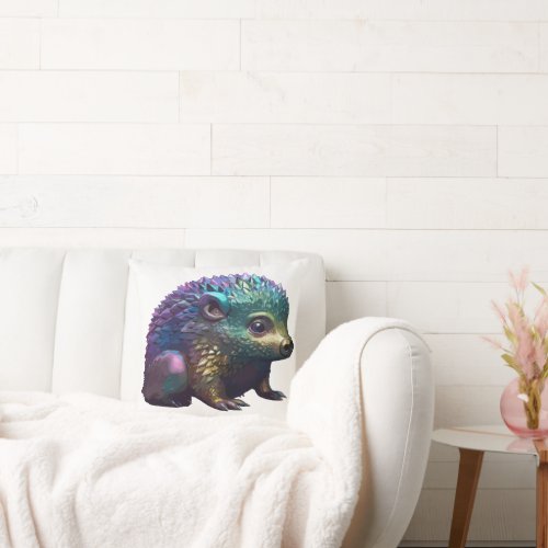 Lumos the Hedgehog Throw Pillow