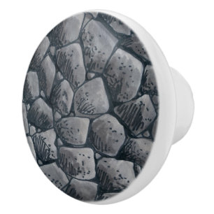 Lump Of Coal ceramic knob