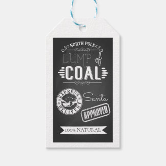 lump of coal Christmas party joke gift Tags