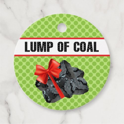 Lump of Coal Gift Tags