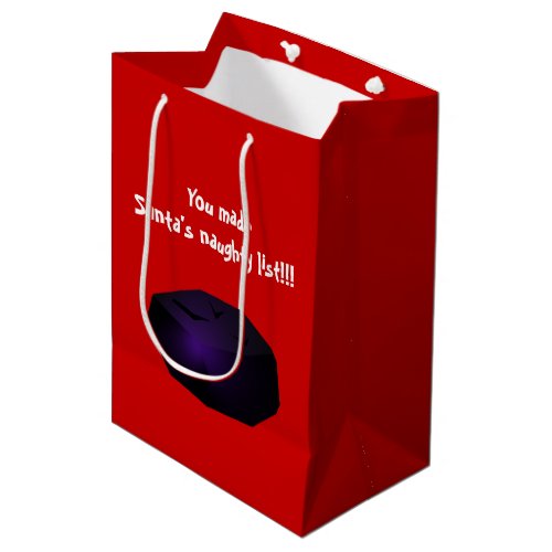 Lump of Coal Medium Gift Bag