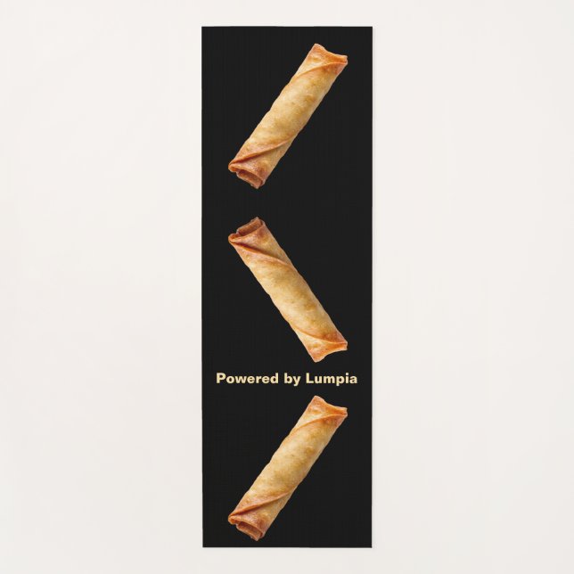 Lumpia Motivation: Single-sided Yoga Mat (Front)