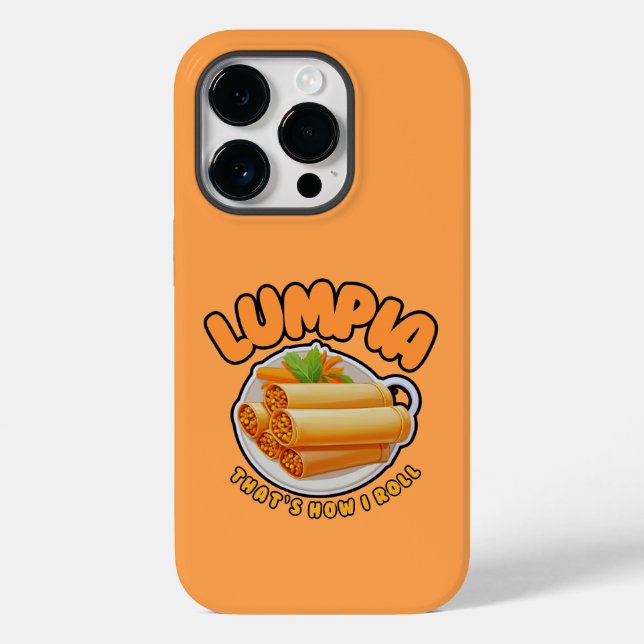 Lumpia that's how i roll Case-Mate iPhone case (Back)