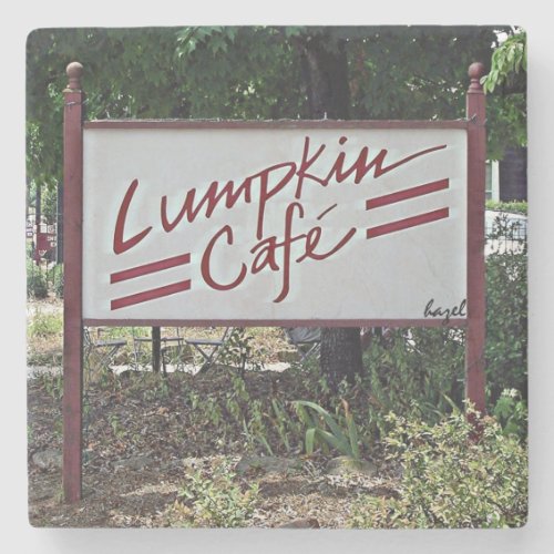 Lumpkin Cafe AthensGeorgia Marble Stone Coaster