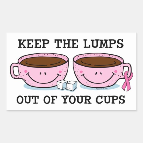 Lumps Out of Cups Sticker