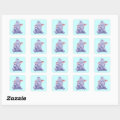 Lumpy 1 square sticker | Zazzle