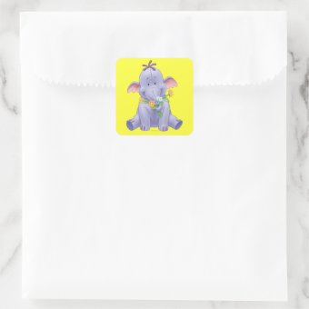 Lumpy 2 square sticker | Zazzle