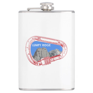 Lumpy Ridge Rock Climbing Carabiner Flask