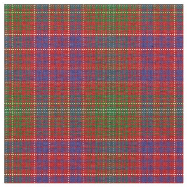 Lumsden Clan Tartan Fabric (Close Up)