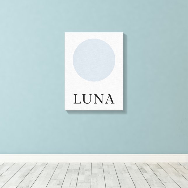 LUNA CANVAS PRINT (Insitu(Wood Floor))