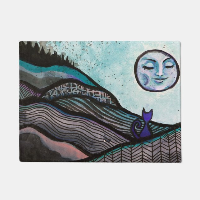 Luna Cat Doormat (Front)