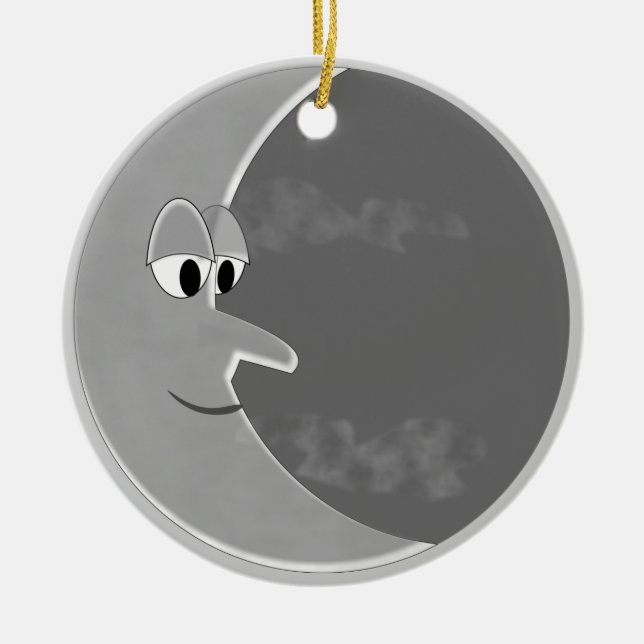 Luna Ceramic Ornament (Front)