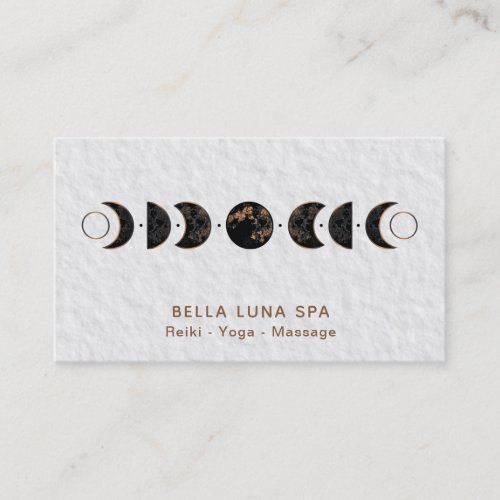  Luna Cosmos Moon Phases Universe Shaman Business Card