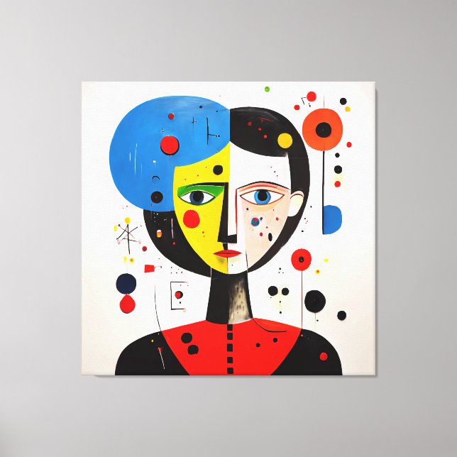 Luna - Duality of Expression Canvas Print (Front)