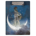 Luna Goddess at Night Scattering Stars Clipboard