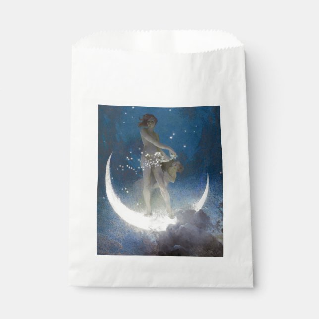 Luna Goddess at Night Scattering Stars Favor Bag (Front)
