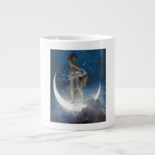 Luna Goddess at Night Scattering Stars Giant Coffee Mug