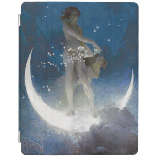 Luna Goddess at Night Scattering Stars iPad Smart Cover