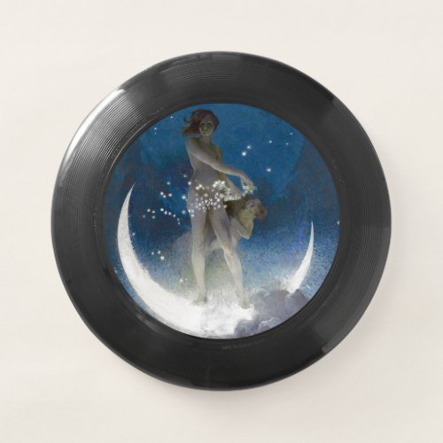 Luna Goddess at Night Scattering Stars Wham_O Frisbee